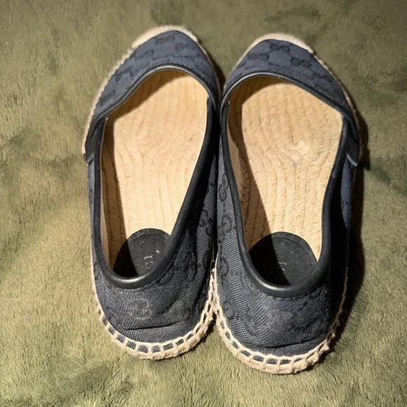 Gucci Black Canvas Espadrilles flats - Picture 8 of 13